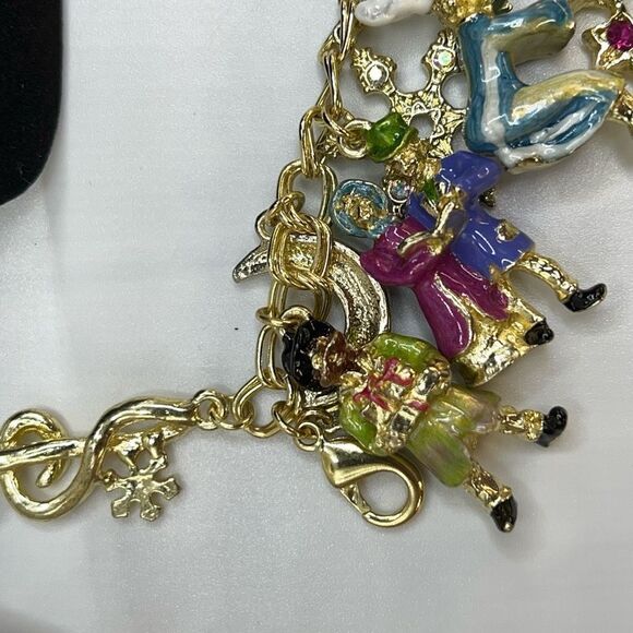Kirks Folly A Christmas Carol Charm Bracelet Charles Dickens Classic - Picture 4 of 16